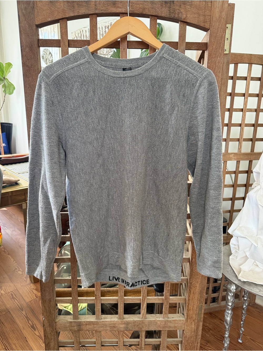 lululemon athletica Men's Gray Crewneck Sweater